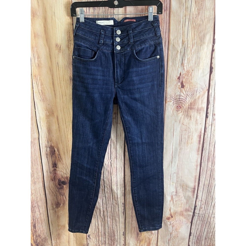Anthropologie Pilcro High Rise Skinny Dark Denim Women's Size 27